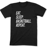 Eat Sleep Basketball Repeat Unisex T-Shirt