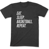 Eat Sleep Basketball Repeat Unisex T-Shirt