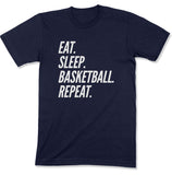 Eat Sleep Basketball Repeat Unisex T-Shirt