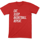 Eat Sleep Basketball Repeat Unisex T-Shirt